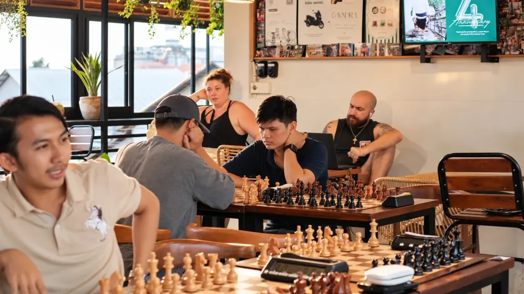 Chess night at PUCO Rooftop